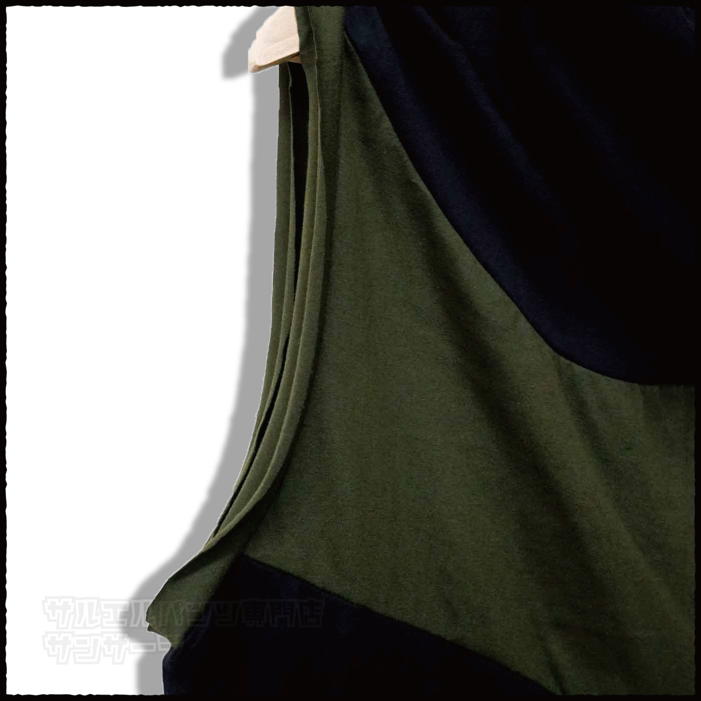 ベスト タンクトップ ノースリーブ Tシャツ オフタートル メンズ レディース モード系 V系 サロン系 黒 変形アウター 半袖 韓国 ストリート ファッション