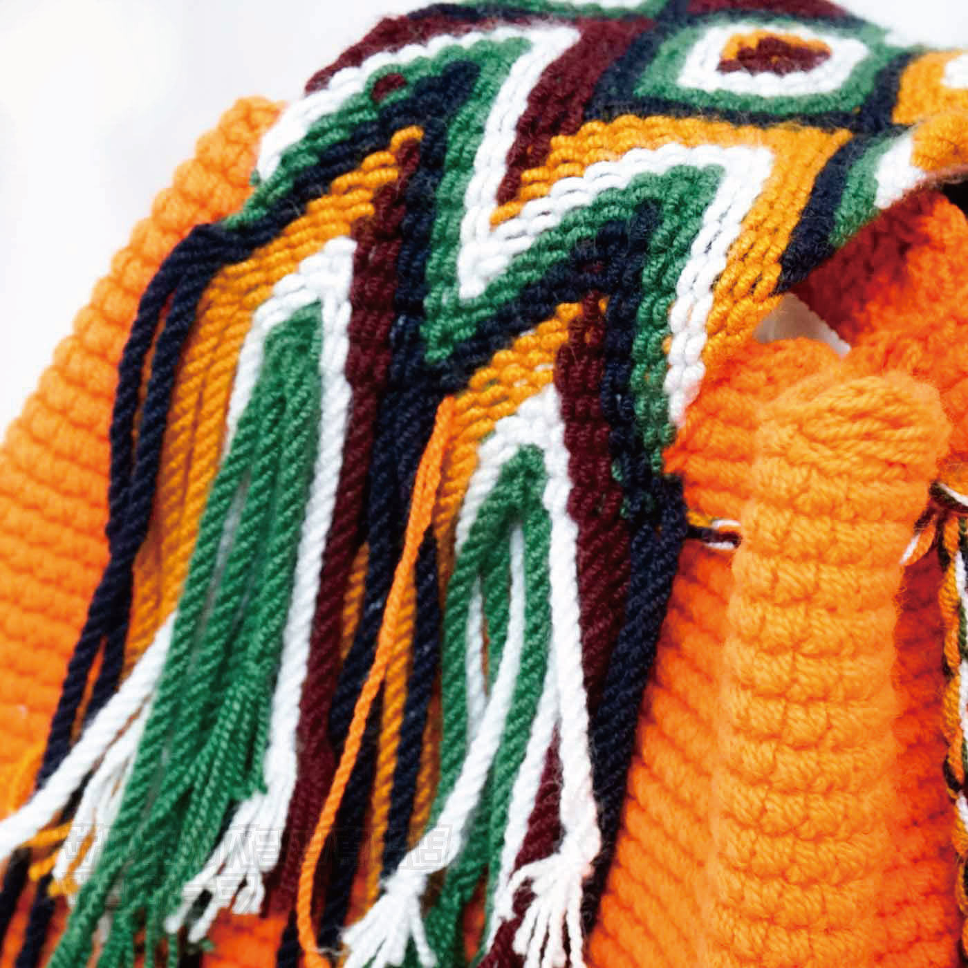 訳あり ワユーバッグ wayuu bag ショルダーバッグ マザーズバッグ レディース きれいめ ハンドメイド 手織り 南米 コロンビア 伝統 民族柄 エスニック ファッションブラック